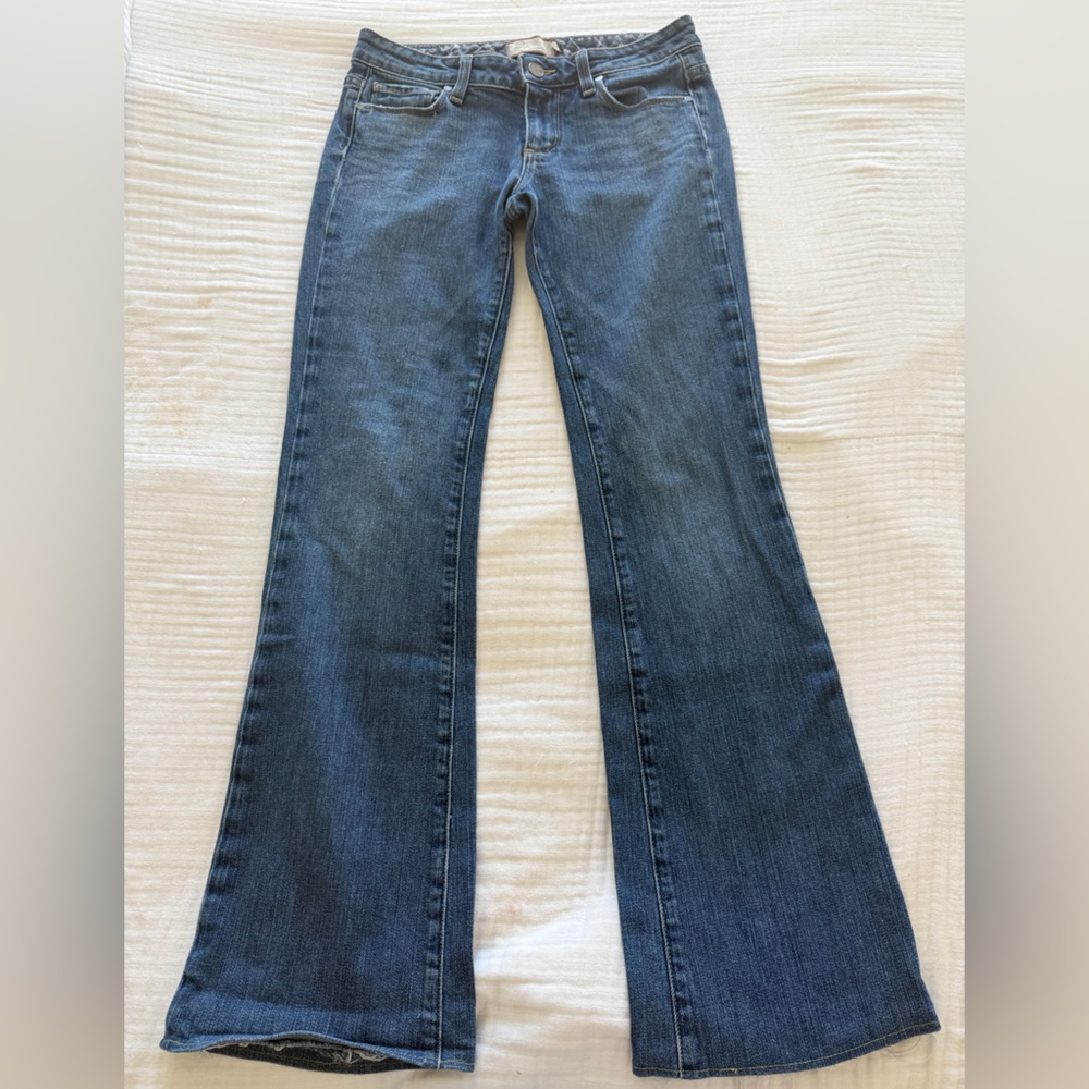 Paige Premium Denim Bootcut Jeans Size 26 Cropped/Petite Medium Wash